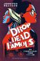 „Drop Dead Famous“, ein Crime-Thriller von Jennifer Pearson. Zwei stilisierte Frauengesichter in starken Farben.
