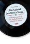 Text: "Schuld des Bossa Nova? Heilsame, mächtige und sündhafte Töne im Wandel der Zeiten" auf einer Vinyl-Schallplatte., Buch