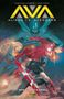 "Jonathan Hickman • Esad Ribić", "AVA Aliens vs. Avengers", "Der finale Kampf". Illustration: Helden gegen Alien., Buch