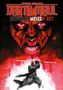 „STAR WARS: DARTH MAUL, SCHWARZ, WEISS & ROT“ in großen Lettern. Illustration von Darth Maul mit rotem Gesicht., Buch