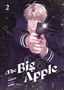 "2 The Big Apple Story HARUSARI Zeichnungen HODOT" Blonde Figur mit Pistole, dunkle Stadt im Hintergrund., Buch