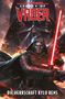 Oben steht "Star Wars Legacy of Vader", unten "Die Herrschaft Kylo Rens". Kylo Ren mit rotem Lichtschwert, Darth Vader im Hintergrund., Buch