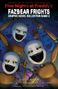 Titel: "Five Nights at Freddy's: Fazbear Frights Graphic Novel Kollektion Band 2". Fröhliche, puppenartige Figuren mit Holzarmen., Buch