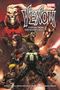 "Venom Collection von Donny Cates" darüber eine Illustration mit Marvel-Helden und Venom zentral vorne., Buch