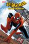 "SPIDER-MAN BRAND NEW DAY" in gelber Schrift. Illustration von Spider-Man an einer Gebäude-Fassade in der Stadt., Buch