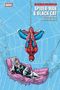 "Spider-Man & Black Cat" in weißer Schrift. Spider-Man hängt kopfüber im Netz, Black Cat liegt in einer Hängematte darunter., Buch