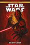 Text: "Star Wars", "Die Sith-Jäger", "Legends". Illustration: Zwei Figuren mit roten Laserschwertern in bedrohlicher Haltung.