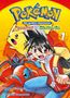 Ein Manga-Cover mit "Pokémon: Die großen Abenteuer, Feuerrot und Blattgrün 1". Es zeigt Pikachu und andere Charaktere., Buch