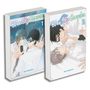 Zwei Manga-Bände: "Blue Sky Complex" 1 und 2 von Kei Ichikawa. Illustrationen von zwei jungen Männern auf den Covern., Buch