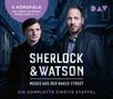 Viviane Koppelmann: Sherlock & Watson - Neues aus der Baker Street. Die komplette zweite Staffel, 10 CDs