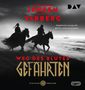 "Jens Henrik Jensen, Jeanette Varberg. Weg des Blutes: Gefährten. Ungekürzte Lesung mit Britta Steffenhagen. Wikinger Thriller."

Zwei Reiter in Schwarz-Weiß-Szene, mit einem Wikingerschiff im Hintergrund auf einem nebligen Meer., 2 MP3-CDs