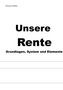 Hermann Müller: Unsere Rente, Buch