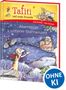 „Tafiti und seine Freunde: Abenteuer unterm Sternenzelt“. Illustration mit Erdmännchen und Tieren bei Nacht., Buch