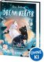 "Dream Keeper: Der Aufstieg des Schattenkaisers" steht über zwei Katzen, eine weiße und eine schwarze, umgeben von Wolken und Blumen., Buch