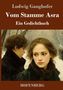Ludwig Ganghofer, Vom Stamme Asra – Ein Gedichtbuch, HOFENBERG. Zwei Personen vor schneebedeckten Bäumen., Buch