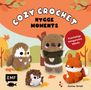 "Cozy Crochet Hygge Moments", "Tierisch süße Amigurumis häkeln". Illustration von gehäkelten Tieren vor Herbstkulisse., Buch