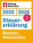 Udo Reuß: Steuererklärung 2025/2026 - Rentner, Pensionäre, Buch