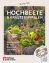 „Hochbeete & Kräuterspiralen“ steht auf einem Foto von üppigen Pflanzen in einem Hochbeet. Logo der Stiftung Warentest unten links., Buch
