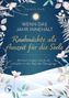 Text: "Caroline Deiß. Wenn das Jahr innehält. Rauhnächte als Auszeit für die Seele. Klarheit finden und Kraft schöpfen in der Zeit des Übergangs." Illustration: Winterliches Design mit Pflanzen und Vollmond., Buch