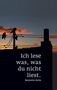 Benjamin Kelm: Ich lese was, was du nicht liest., Buch