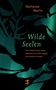 Titel: "Wilde Seelen". Untertitel: "Der Widerstand eines alaskischen Volks gegen die westliche Welt". Dunkle, stilisierte Tierfiguren., Buch