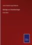 Julius Friedrich August Bahnsen: Beiträge zur Charakterologie, Buch