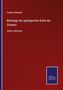 Casimir Moesch: Beitraege der geologischen Karte der Schweiz, Buch
