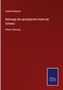Casimir Moesch: Beitraege der geologischen Karte der Schweiz, Buch