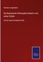 Hermann Langenbeck: Die theoretische Philosophie Herbart's und seiner Schule, Buch