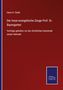 Hans H. Studt: Der treue evangelische Zeuge Prof. Dr. Baumgarten, Buch