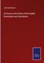 John Earl Russell: An Essay on the History of the English Government and Constitution, Buch