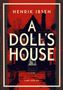 „A Doll's House“ von Henrik Ibsen, LIWI VERLAG. Illustration eines Hauses vor rotem Hintergrund.