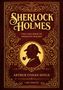 „Sherlock Holmes“, „The Case-Book of Sherlock Holmes“, „Arthur Conan Doyle“, „LIWI Verlag“. Goldene Verzierungen., Buch