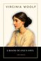 Text: "VIRGINIA WOOLF", "A ROOM OF ONE'S OWN", "LIWI VERLAG". Illustration: Eine Frau im Profil in hellen Farben., Buch