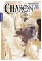 „Charon 78“ und „Tamasaburo“. Ein maskierter Charakter sitzt entspannt auf einem Felsvorsprung in einer Wüstenschlucht., Buch