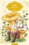 „Luna: Die Champignonhexe 4“; junger Mensch in mittelalterlicher Kleidung sitzt zwischen großen Pilzen und Blumen., Buch