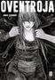 "OVENTROJA" und "Daniel Eichinger" in großer Schrift. Darunter eine Manga-Illustration einer Frau in dunkler Kleidung.