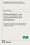 Benita Schwung: Öffentlichkeit und Vertraulichkeit des Verfahrens, Buch