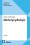 "Studienkurs Medien & Kommunikation", "Naderer | Wulf | Rieger", "Medienpsychologie", "2. Auflage", "Nomos". Blaues geometrisches Design., Buch