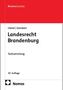 "Härtel | Dombert, Landesrecht Brandenburg, Textsammlung, 30. Auflage." Rechteckige Buchgestaltung in Rot und Weiß., Buch