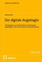 Cover eines Buches. Titel: „Der digitale Angeklagte“. Autor: Niklas Kastel. Verlag: Nomos. Gelber Hintergrund.