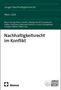 "Nachhaltigkeitsrecht im Konflikt", Wien 2024, Autorenliste, Logo "Junges Nachhaltigkeitsrecht", Nomos-Verlag, schlichtes Design., Buch