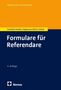 „Nomos Referendariat“, „Gerhold | Hoefer | Ingwersen-Stück | Schulz“, „Formulare für Referendare“, „4. Auflage“. Unten ist das Nomos-Logo., Buch