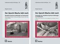 Zwei Buchcover: Titel "Der Qanchi Machu lebt noch", Band I und II, von Margit Gutmann. Links Straßenbild, rechts Webarbeiten., Buch