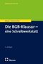 „Die BGB-Klausur – eine Schreibwerkstatt“, 4. Auflage. Autoren: Mayer, Oesterwinter. Oben Nomos-Studium. Einfaches Cover Design., Buch