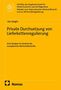 Gelber Hintergrund mit schwarzem Text: 
"Private Durchsetzung von Lieferkettenregulierung". 
Unten Nomos-Logo. , Buch
