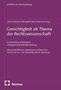 Gerechtigkeit als Thema der Rechtswissenschaft. Kontinuität und Wandel. Nomos-Logo unten links, violetter Hintergrund., Buch