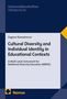 Oben steht "Universitätsschriften PÄDAGOGIK". Der Titel lautet "Cultural Diversity and Individual Identity in Educational Contexts". Unten ist ein Nomos-Logo., Buch