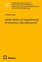 "Schriften des Augsburg Center for Global Economic Law" steht oben. Darunter Buchtitel zu Aktien im Übernahmerecht. Logo unten.