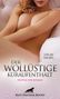 Text: "Der wollüstige Kuraufenthalt", "Oscar Deubel", "Erotischer Roman", "Blue Panther Books". Oben weibliche Figur, sinnlich posierend., Buch